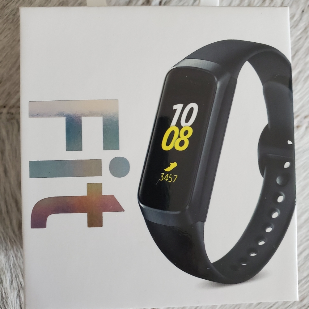 Black Samsung Galaxy Fit Smart Watch